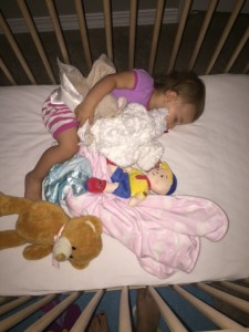 emma and her stuffed animals